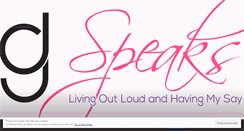 Desktop Screenshot of dgspeaks.com